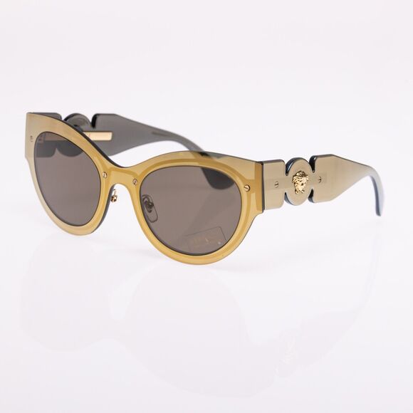 Versace Model 2234 Transparent Brown Sunglasses (missing parts)